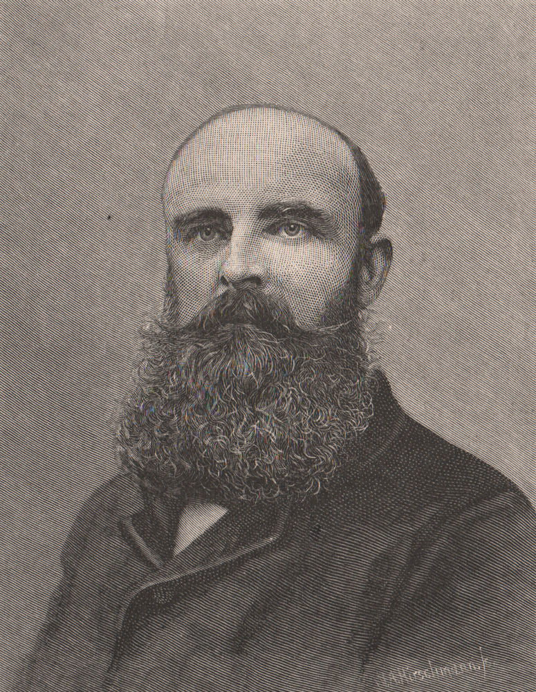 Sir Frederick Napier Broome. Western Australia 1888 old antique print picture